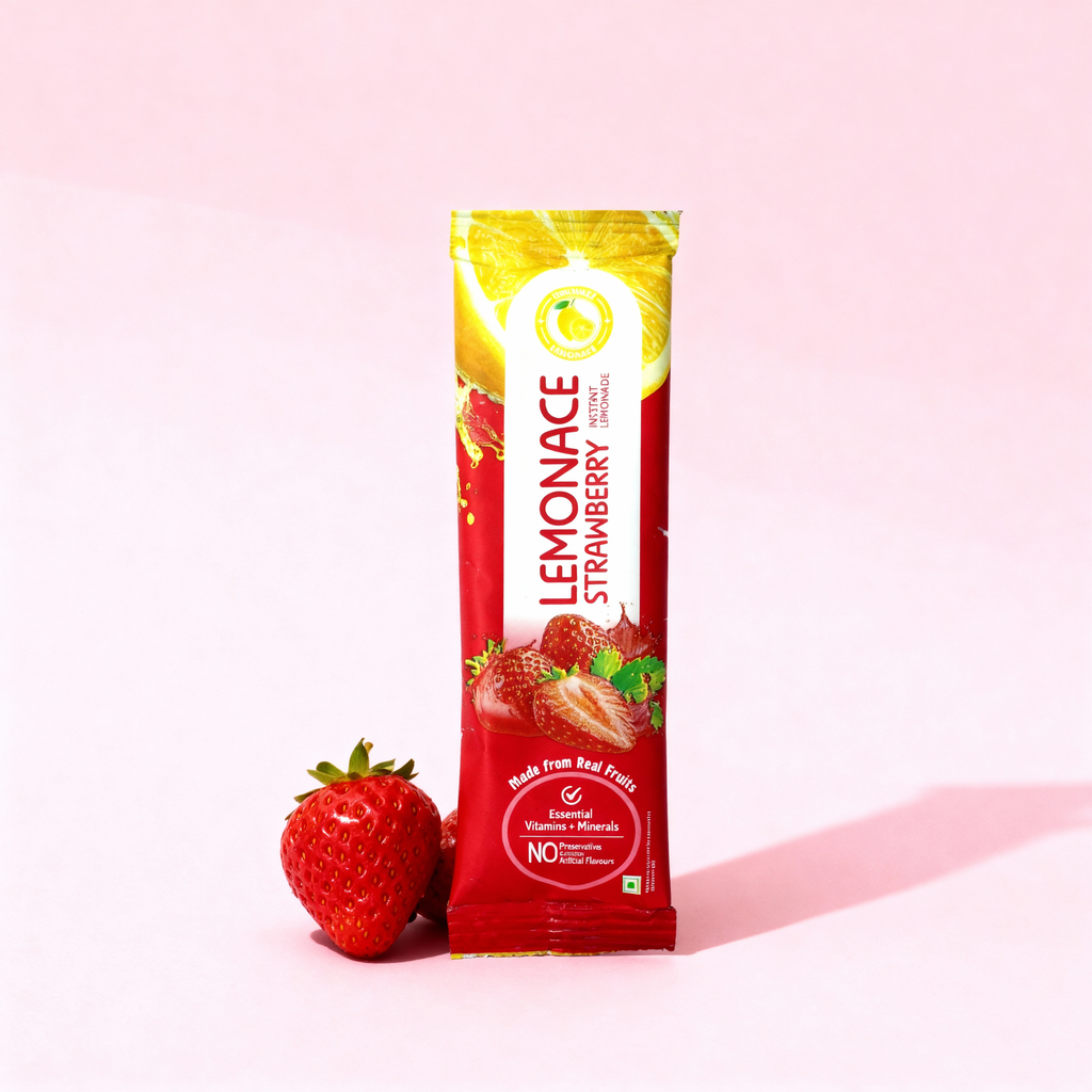 Lemonace Instant Premix Sachet- Strawberry Lemonade
