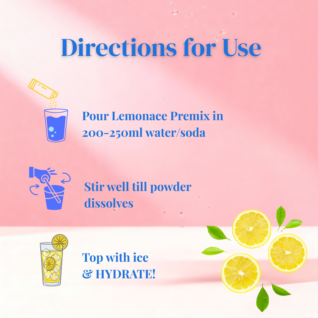 Lemonace Instant Premix Sachet- Strawberry Lemonade