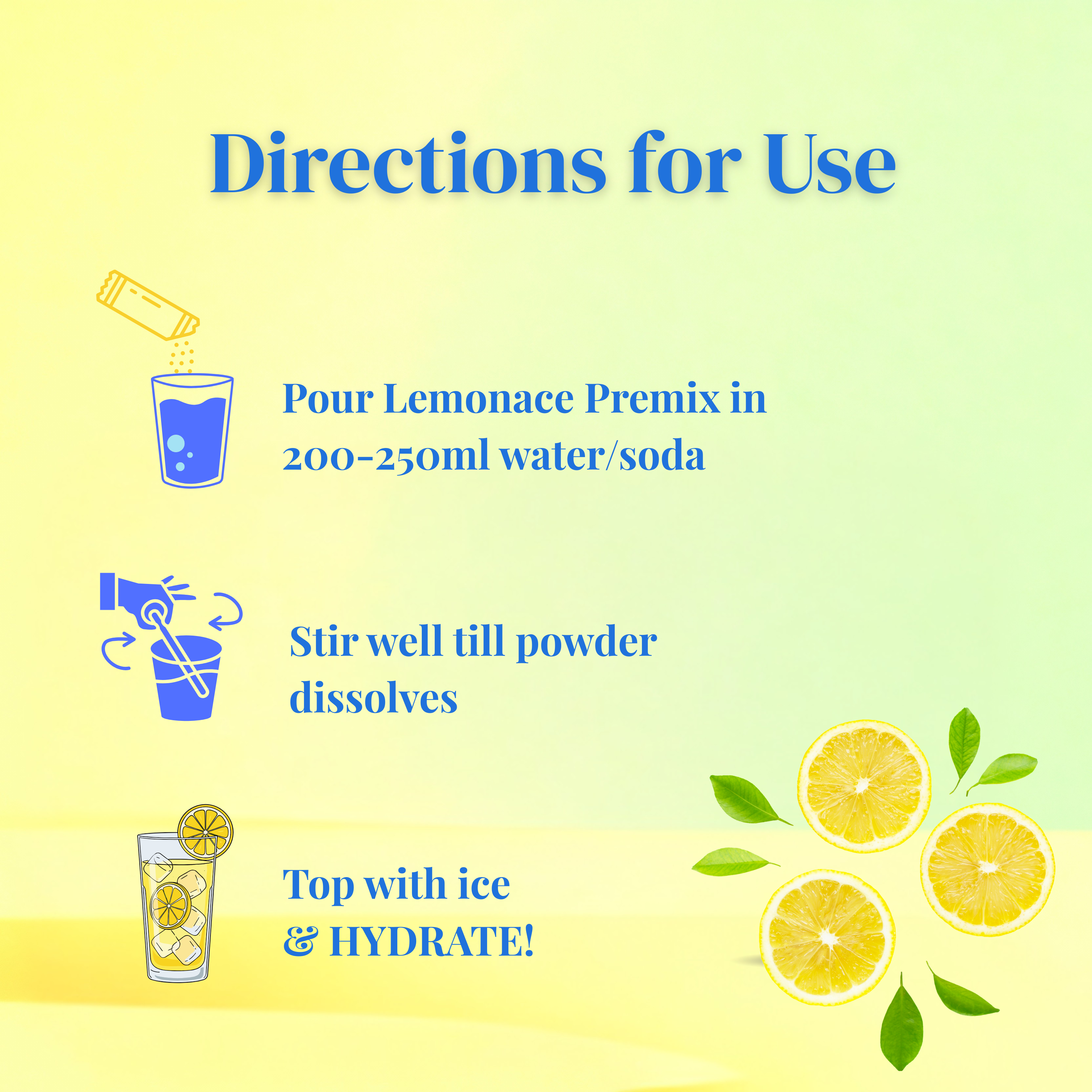 Lemonace Instant Premix Sachet- Pineapple Lemonade