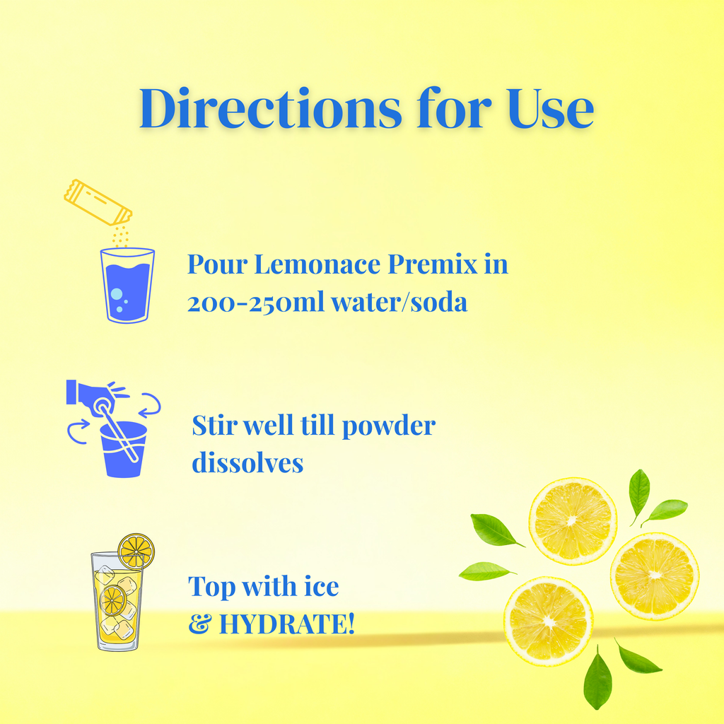 Lemonace Instant Premix Sachet - Classic Lemon
