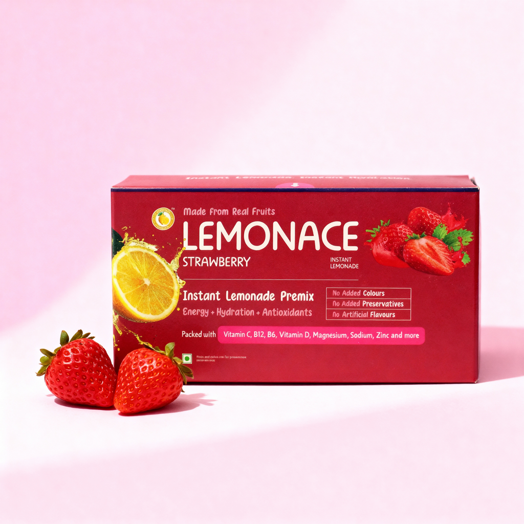 Lemonace Instant Premix Sachet- Strawberry Lemonade