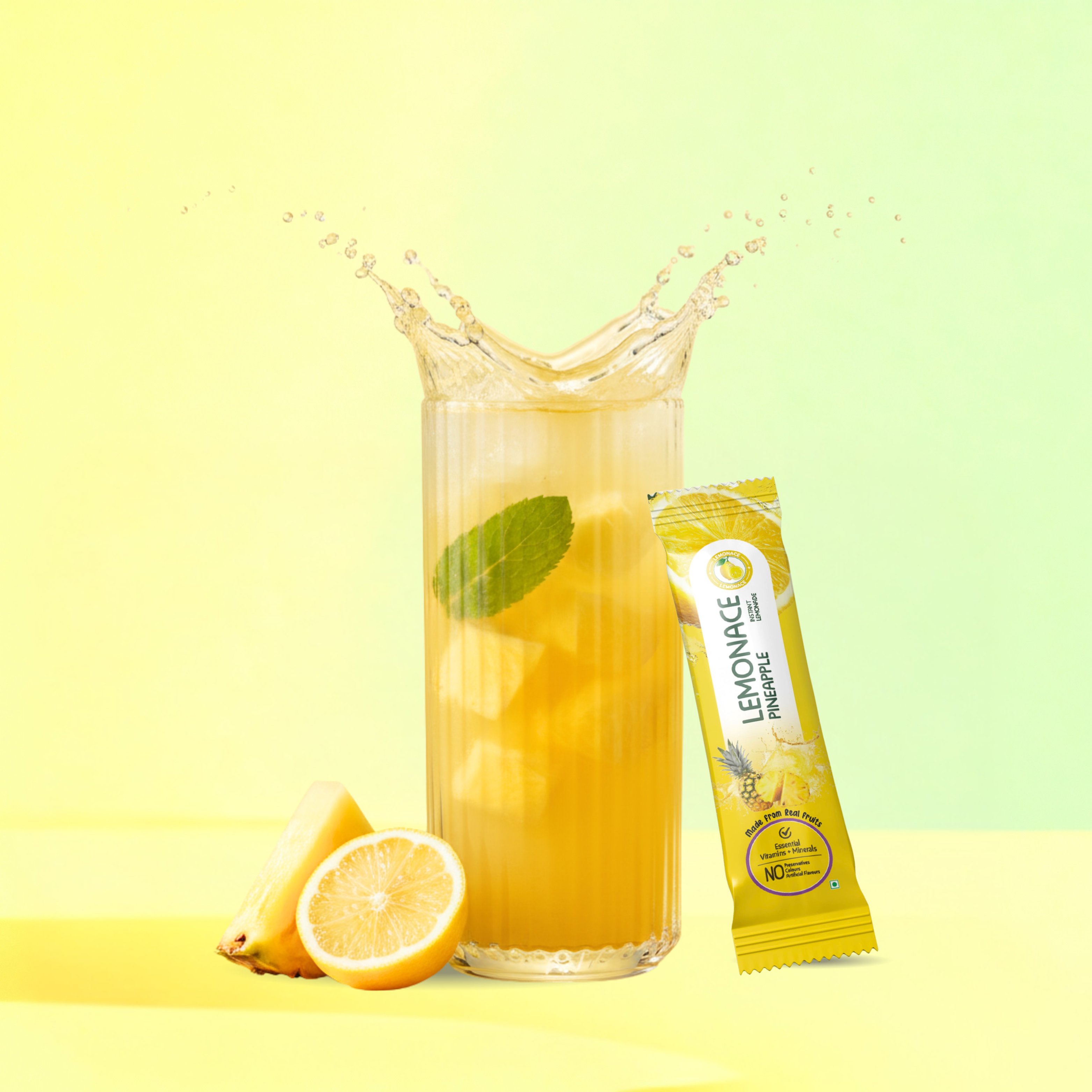 Lemonace Instant Premix Sachet- Pineapple Lemonade