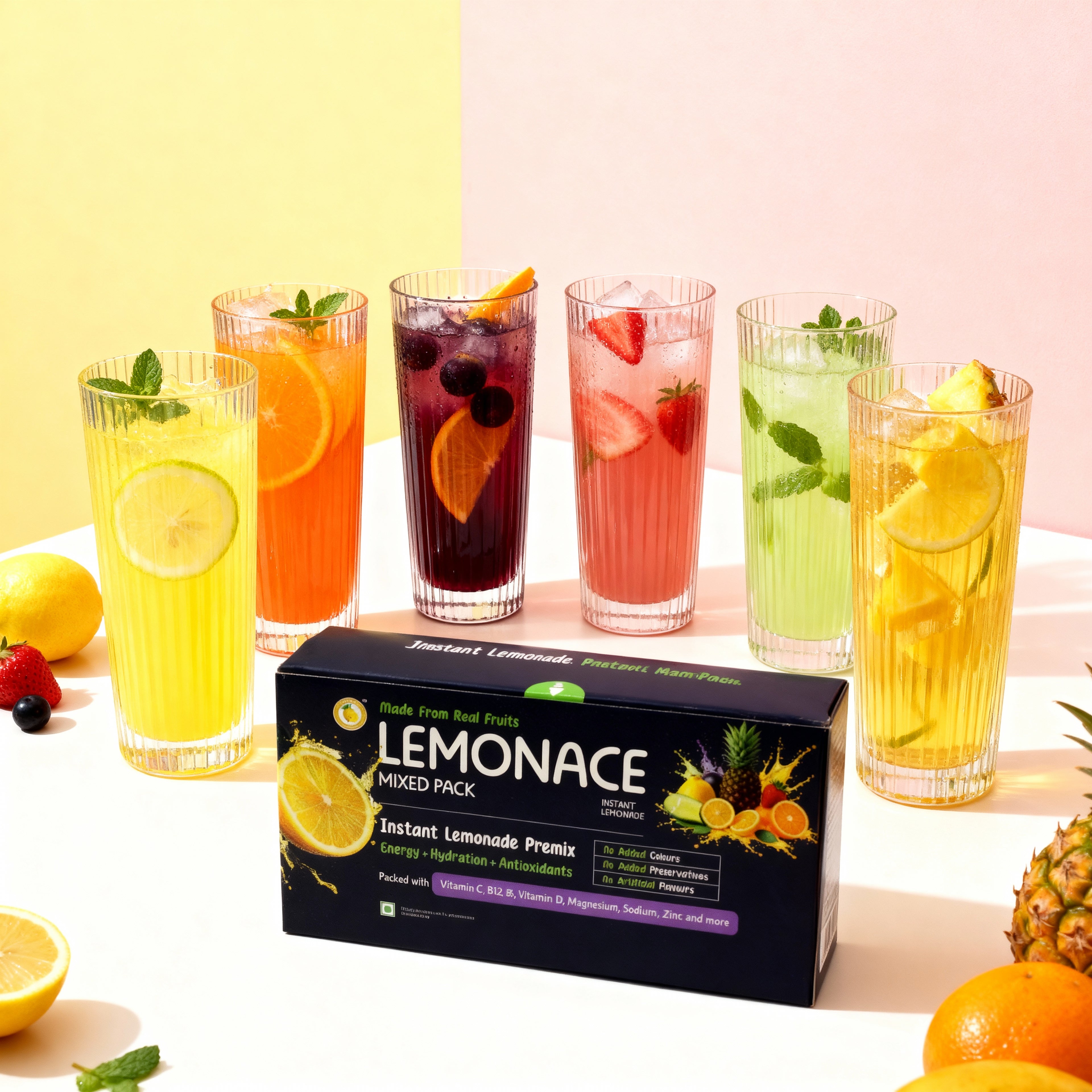 Lemonace Mixed Pack Box – 6 Flavours